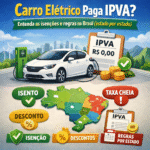 Carro elétrico paga IPVA? Entenda as isenções e regras no Brasil (estado por estado)