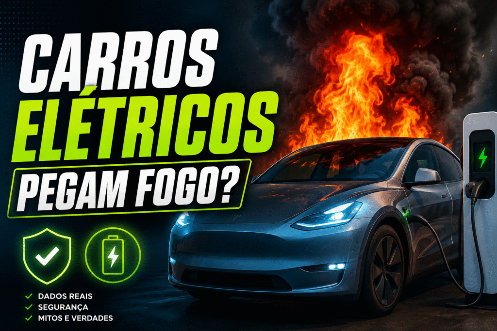 Carros elétricos pegam fogo?